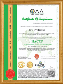 HV Overseas DBS HACCP 